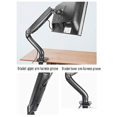 Bras de moniteur à mouvement complet inclinable pour écran LED 17-27 pouces - 7