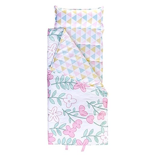 Hi Sprout Kids Toddle Lightweight and Soft Nap Mat (Flamingo)