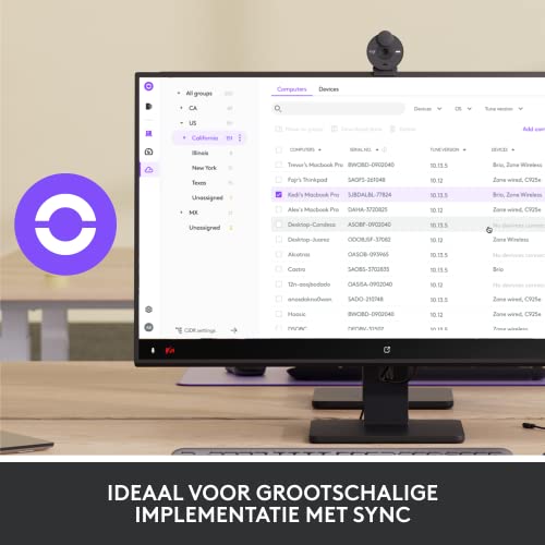 Logitech Brio 305 Full HD 1080P Webcam met Privacy Shutter, Mono Noise Reduction Mics, USB-C, Auto Light Correction, werkt met Zoom, Microsoft Teams, Google Meet - Graphite - Afbeelding 4