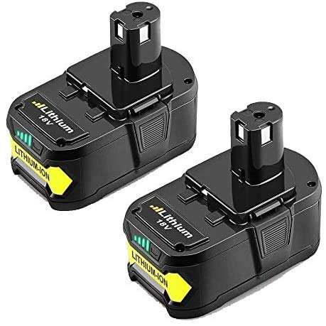 Moticett 2 Packs 18V 5.0Ah Replacement Batería para Ryobi One+ P108 RB18L50 RB18L40 RB18L25 RB18L15 RB18L13 P108 P107