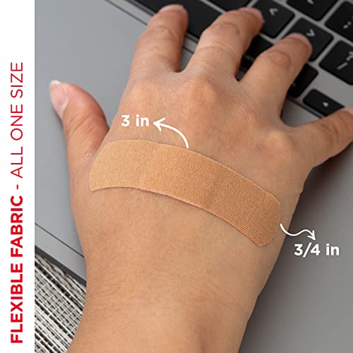 Image of BAND-AID 4444 Flexible Fabric Adhesive Bandages, 1-Inch x 3-Inch , 100 /Box