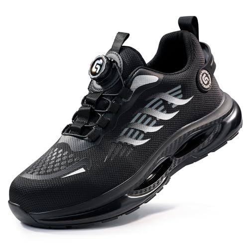Men's Work and Leisure are Comfortable, Standing for a Long time Without Getting Tired or Flying, Weaving Anti Smashing and Anti stab Work Safety Steel Toe Protective Shoes2