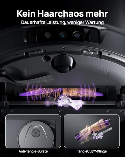 3i P10 Ultra Saugroboter mit Wischfunktion & Absaugstation 18000 Pa, Ausziehbarer Wischmopp für Edge, Auto Waschen & Trocknen, Selbstentleerend & Selbstauffüllend, Hebarem Wischmopp – Bild 6