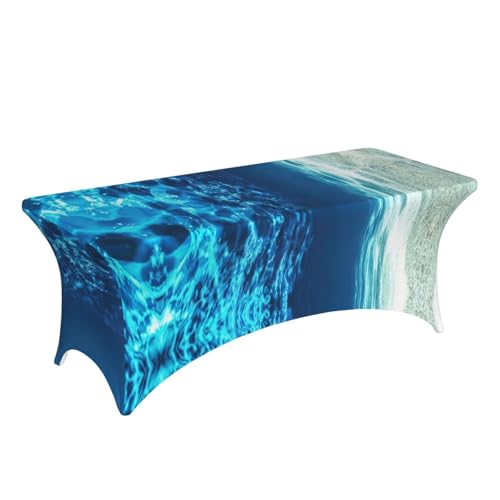 Housses de table rectangulaires extensibles élasthanne sans pli
