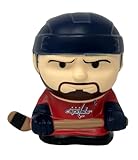 Party Animal NHL Jumbo Squeezymates Washington Capitals Alexander Ovechkin Squeezy Figurine, Team Colors, 4" Tall