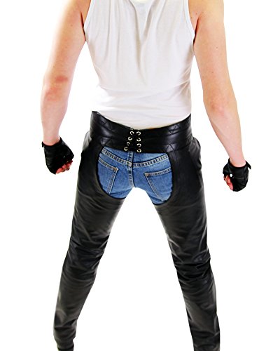 Bockle® 1991 Chaps Men Leather Chaps Pants Trousers3