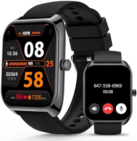 Smart Watch (Answer/Make Call) for Men Women, 2.02" Smartwatch wi...