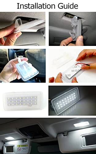 Reemplazo LED Blanco Super Brillante para Espejo de Sol miniatura 6