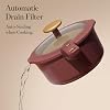 CAROTE 2.0Qt & 3.0Qt Titanium Nonstick Reinforced Sauce Pan Sets with Lid, Non-Stick Saucepans Cookware Set with Pour Spout with Detachable Handle, PFOS, PFOA Free, Induction Comptable, Burgundy #4