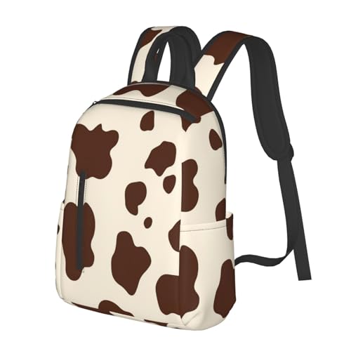 Mochila de viaje con estampado piel de vaca miniatura 2