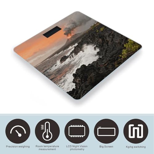 Báscula Digital de Baño Hawaii Lava Coast 400 lb miniatura 3