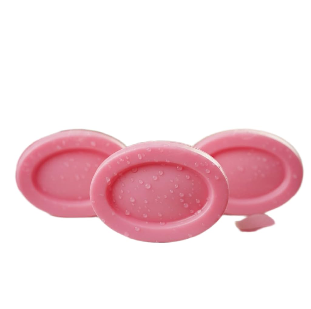 Handmade Natural Soap Bar for Bathing Moisturizing Gentle Cleansing Soap for Men Women and Kids Skin Friendly Handmade Bath Soap for Daily Use Home Personal Care (Milki Rose Soap (Pack of 3))