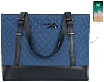 KROSER Laptop Tote Bag 15.6 in Large Shoulder Bag Lightweight Water-Repellent Women Stylish Handbag for Work/Business/School