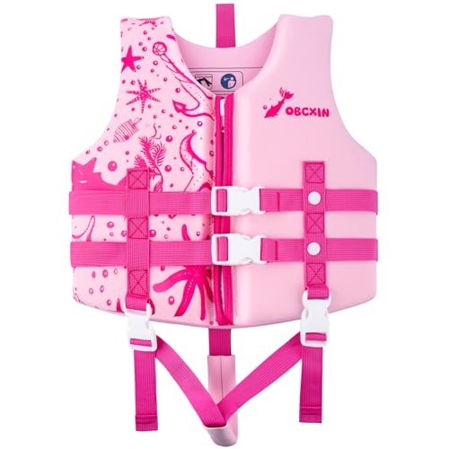Schwimmweste Kinder - Schwimmhilfe für Jungen und Mädchen mit verstellbaren Schnallen & Doppelte Sicherheitsgurten, Kinder Schwimmweste Neopren 5-7 Jahre/13-21 Kg Schwimmweste Kinder - Schwimmhilfe für Jungen und Mädchen mit verstellbaren Schnallen & Doppelte Sicherheitsgurten, Kinder Schwimmweste Neopren 5-7 Jahre/13-21 Kg