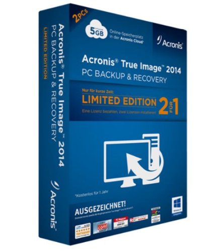 Preisvergleich Produktbild Acronis True Image 2014 2 PCs
