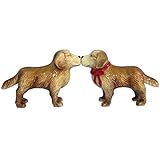 Westland Giftware Mwah Magnetic Golden Retrievers Salt and Pepper Shaker Set, 2-3/4-Inch