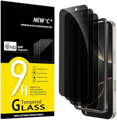 NEW'C for iPhone 17, iPhone 17 Pro, iPhone 16 Pro Privacy Screen ...