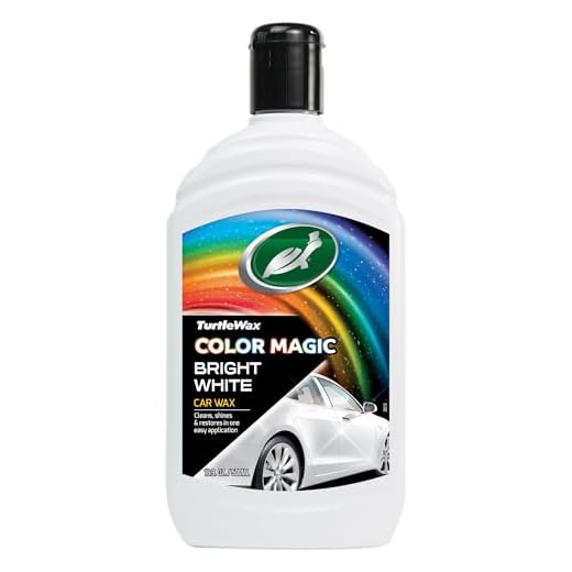 Turtle Wax 52712 Color Magic Car Paintwork Polish Restores Colour & Shine White 500ml