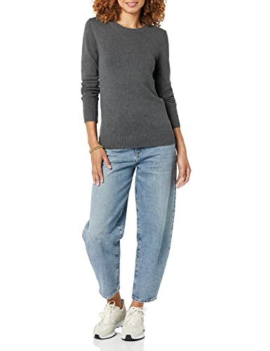 Image of Amazon Essentials Women's Lightweight Soft Crewneck Sweater, 100% Cotton, Plus