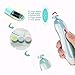 Electric Nail File Drill for Baby No Sharp Claws Hurt, 6 in 1 Safety Cutter Trimmer Clipper for Toes and Fingers
