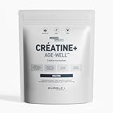 HUMBLE+ Créatine Monohydrate Age-Well®, Supplément de Créatine Premium pour la Force Musculaire, l'Énergie et le Vieillissement Sain, Haute Biodisponibilité, Cliniquement Prouvé, 306g, 90 Portions