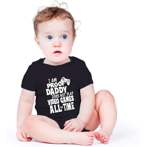 Image of Hi Daddy Bodysuit for Baby Hello Daddy Pregnancy Announcement for Husband I Love Daddys Baby Romper