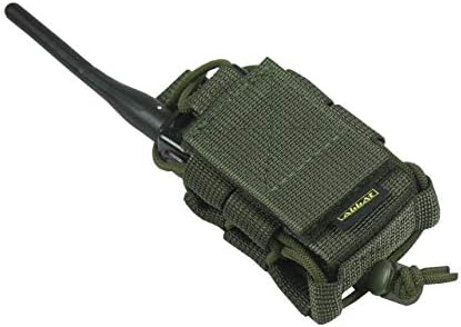 M.O.L.L.E pouch bag Radio Phone GPS tactical molle (Olive OD Green)
