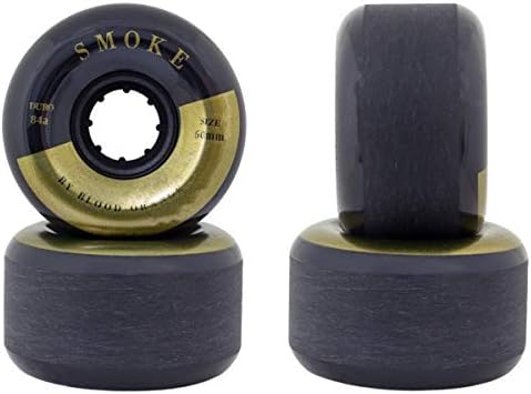 Blood Orange Smoke Black/Gold Skateboard Wheels - 60mm 82a (Set of 4)