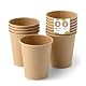 BIOZOYG Einwegbecher 50 Stück Kaffeebecher Pappbecher 200ml