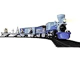 Lionel Battery-Operated Disney Frozen Toy Train Set with Bluetooth, Locomotive, Train Cars, & Track with Authentic Train Sounds, Lights, & Water Vapor Smoke Effects for Kids 4+