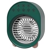 ★ Ventilador de aire acondicionado: Diseño realmente portátil, pequeño tamaño, no ocupará demasiado espacio, se puede llevar fácilmente en cualquier lugar. El verano es la mejor opción para acampar, puede llevarlo fácilmente, muy adecuado para familias, oficinas, picnics al aire libre, etc.