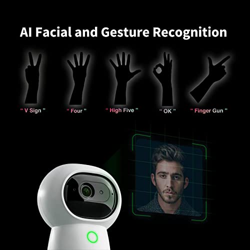 Aqara 2K Security Indoor Camera Hub G3 Plus 3 Motion Sensor, Ai Facial And Gesture Recognition, Infrared Remote Control, 360° Viewing Angle Via Pan And Tilt #TOP1
