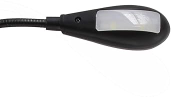 HANERDUN Bright LED USB Lamp Light Reading Lamp for Laptop Flexible Neck Black