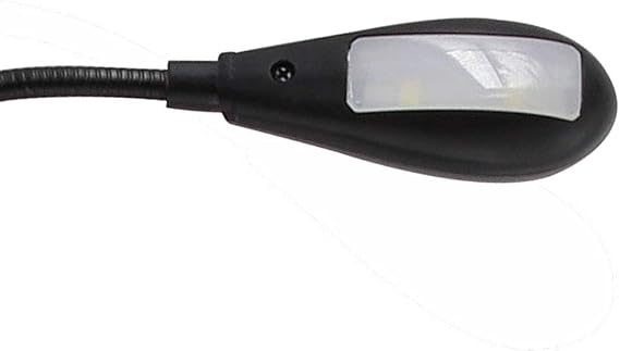 HANERDUN Bright LED USB Lamp Light Reading Lamp for Laptop Flexible Neck Black