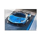 Sportwagen-Poster für Lamborghini Aventador SVJ 63, 