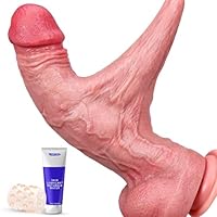 PRONFANS 22 * 4cm Realistischer Dildo Klassische Dildos Sex Spielzeug für die Frau Männer Paare Solo Mit gleitender Haut Starkem Saugnapf Sexspielzeug Analdildo Penis Dildos aus Weichem Silikon