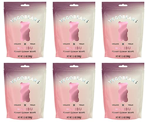 Candy People Vegobears Malibu Vegan Gummy Bears Foamy Organic Gummy Bears cover