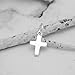 Hawaiian Silver Jewelry 925 Sterling Silver Cross Charm, Mini Cross Charm Pendant for Necklace, Bracelet, Jewelry, High Polished Silver Cross Pendant