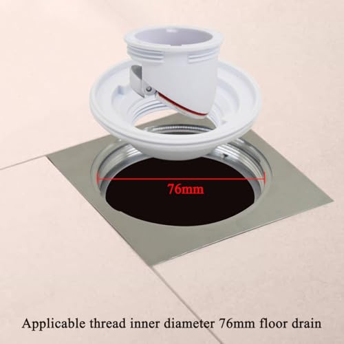 Siphon salle bain anti odeur et drain de sol à clapet hermétique