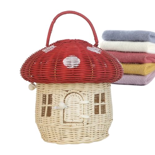 Panier à champignons robuste avec couvercle et anse de transport - 7