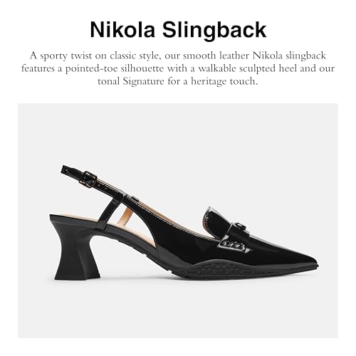 Coach Women's Nikola Leather Hybrid Slingback Discontinued Pump2