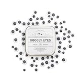 Stellar Factory Googly Eyes: Emergency Use Adhesive Eyeballs in Giftable Steel Tin - 150 pcs, 3 Sizes