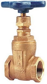 Nibco T-113 Bronze 2-Port Gate Valve, 1-1/2"