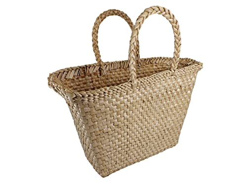 Panier à provisions - sac de plage d'été - sac à anse décontracté pour femmes en rogożyna polonais - tressé à la main - sac à bandoulière Cover