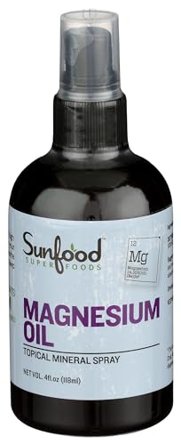 SUNFOOD Sunfood Magnesium Oil, 4 FZ SUNFOOD Sunfood Magnesium Oil, 4 FZ