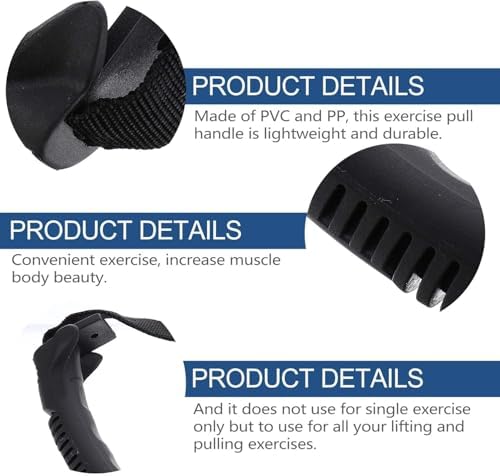 Aputue Egzersiz Sapları, 2'li Paket Dayanıklı Egzersiz Bantları, Ev Spor Ekipmanları İçin, Yoga ve Kuvvet Antrenmanı için Spor Tutacakları, Makara Sistemleri ve Spor Ekipmanları İçin Kavrama Bantları - Görsel 4