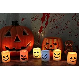 Genswinhalloweenflamelessvotivecandlescolorchangingwithremotetimerbatteryoperatedledtealightcandlesforhalloweenhomedecorationgifts6pack15x2batteryincluded Urban Country Home Decor Genswin halloween flameless votive candles color changing with remote timer battery operated led tealight candles for halloween home decoration gifts6 pack 15 x 2battery included urban country home decor