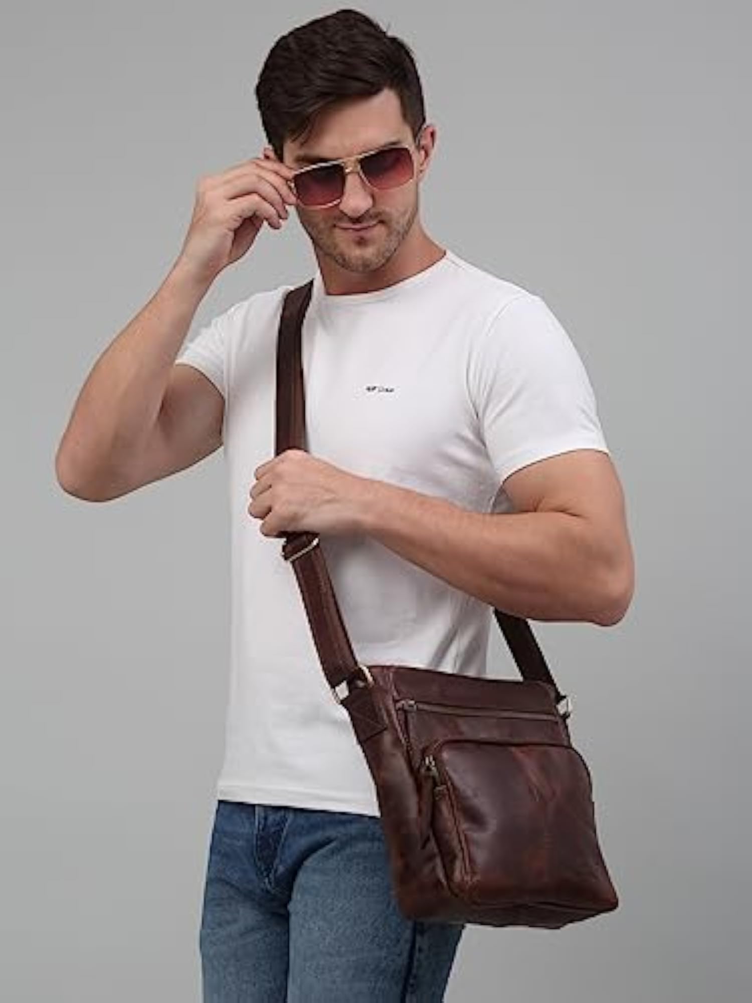 Handmade Messenger Bag for Men & Women, Stylish