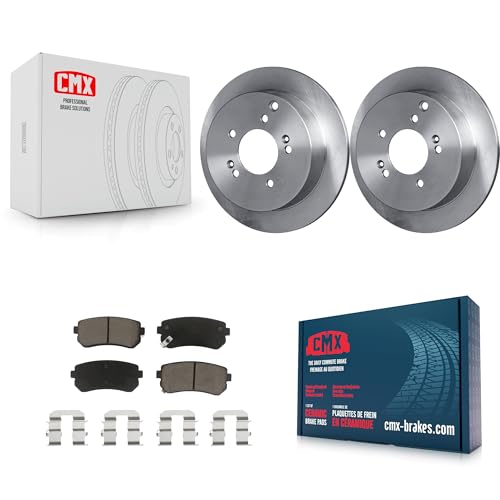 CMX Rear Disc Brake Rotors And Ceramic Pads Kit Replacement For Hyundai Tucson Kia Sportage AWD K8C-101887 by CMX - Used condition - CA$64.34