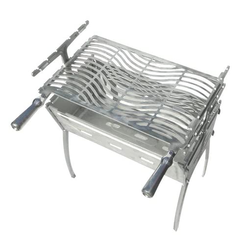 Churrasqueira Portátil em Alumínio Fundido Batido Desmontável de 81 Cm (Alumínio)